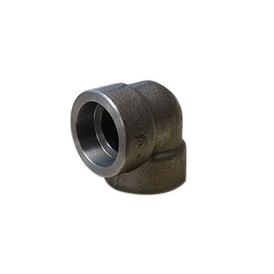 90DEG 45DEG مزورة الصلب الكوع ASME B16.11 كاب الكوع المحملة 3000LB الخيوط SW