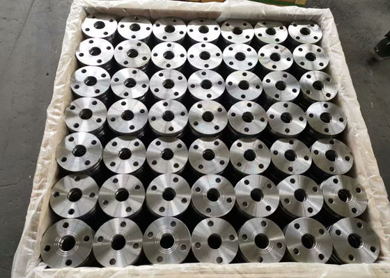فلنجة ANSI B16.5 &amp; ASME B16.47A شفة فولاذية مزورة من الفولاذ الكربوني WN FLANGE