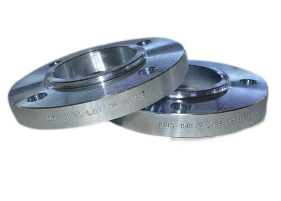 فلنجة ANSI B16.5 &amp; ASME B16.47A شفة فولاذية مزورة من الفولاذ الكربوني WN FLANGE