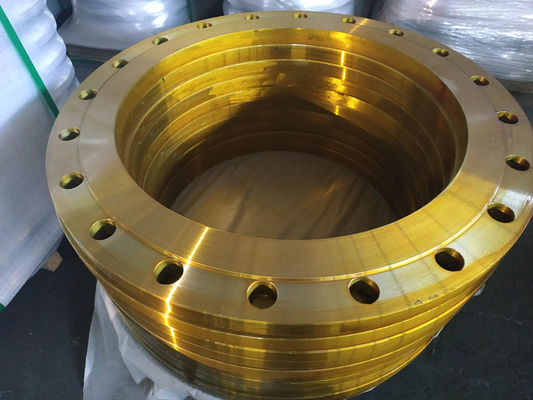 64 `` Forge Flange BS 4504 BS10 PN16 SORF Flange Carbon Steel ST37.2 Yellow Painting
