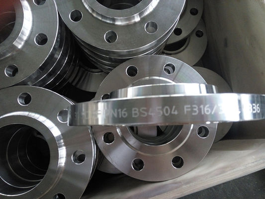64 `` Forge Flange BS 4504 BS10 PN16 SORF Flange Carbon Steel ST37.2 Yellow Painting