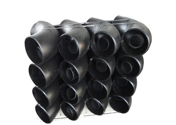 72 `` أنبوب تركيب الكوع المحملة ASME B16.9 B16.28 B16.25 غطاء المخفض A234 WPB EN10253