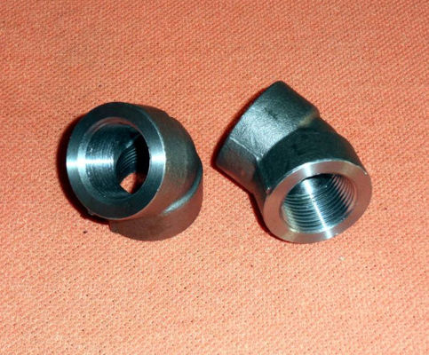 ارتفاع ضغط تركيب مزورة ASME B16.11 ASTM A105 غطاء الكوع المحملة 3000LB 2000LB