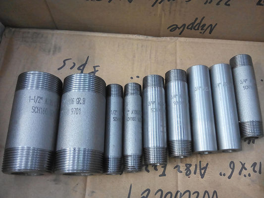 تركيبات مزورة من الصلب الكربوني ASME B16.11 3000 # ملولب SS مزورة