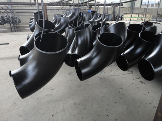 تركيب الأنابيب Asme B16 9 Elbow Tee Reducer Cap Sch40 Sch80 Black Anti Rust Oil