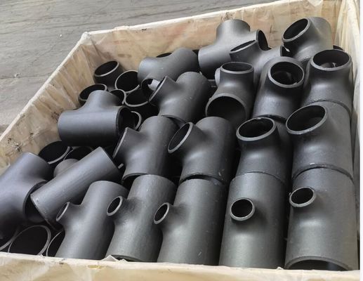 SCH20 SCH30 SCH120 ASME B16.9 ButtWeld Reducer Tee STD سلس مواسير تي شيرت متساوية