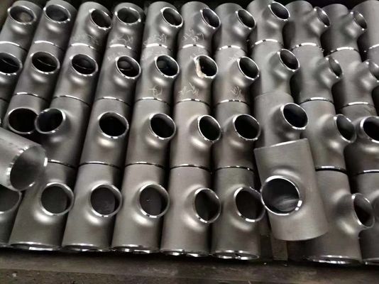 DN15 إلى DN600 وصلات مواسير غير ملحومة ASME B16.9 ASTM A234 WPB Elbow Tee Reducer