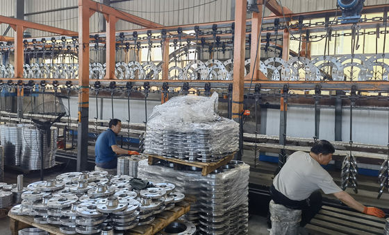 6 10 16 25 40 بار PN160 فلنجات DN10 إلى DN1600 شفة مجلفنة على البارد