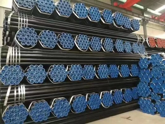 الكربون الصلب غير الملحوم ASTM A106 ASME B36.1 SCH40 SCH80 طلاء أنابيب الصلب الأسود