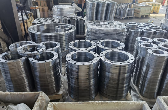 مكافحة الصدأ النفط AWWA C207-07 الانزلاق على شفة ISO9001 PED 2000