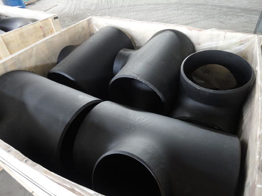 A105N WP316L WP304 أسود ملحومة تقليل المحملة بعقب ملحومة تركيب الأنابيب المحملة غير الملحومة