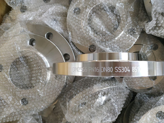 الصلب Wnrf Pn25 Ss316 شفة الأنبوب المجلفن باللون الأصفر BS4504 قياسي