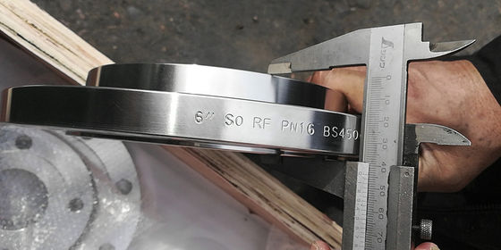 المعدن DN10 - DN2000 Flange Bs 4504 PN6 - PN40 1/2 &quot;-80&quot; Carbon Steel and Stainless Steel