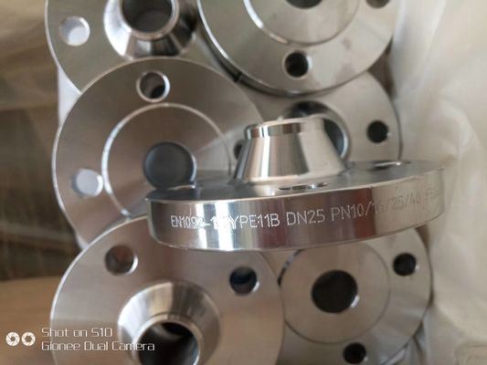 Pn16 St37.2 C22.8 Wnrf شفة فولاذية مزورة DIN EN 1092-1