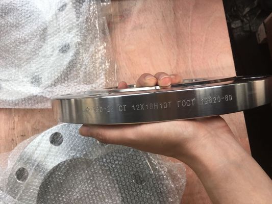 شفة GOST33259 الفولاذ المقاوم للصدأ ст.12х18 Н 10Т Flange Atk Blind GOST33259 TYPE11 WNRF لتوصيل الأنابيب