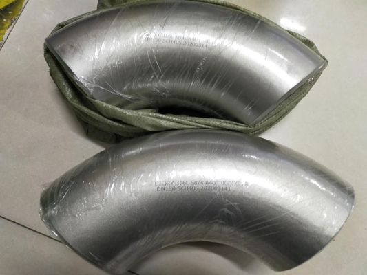 90D الصلب الأنابيب المحملة SS304L EQUAL TEE الفولاذ المقاوم للصدأ SS316L SCH 40